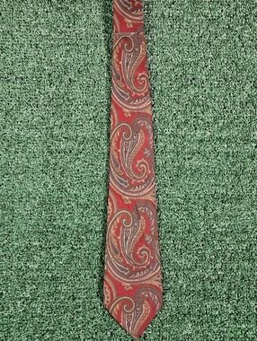 Woodward Classic Burgundy Paisley Men's Tie